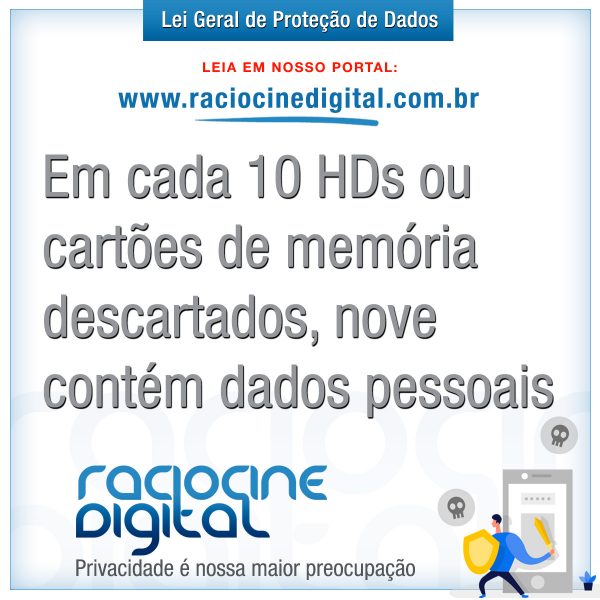Hds descartados com dados pessoais