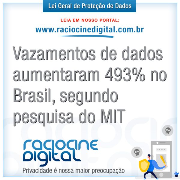 Vazamento de dados aumentaram n brasil