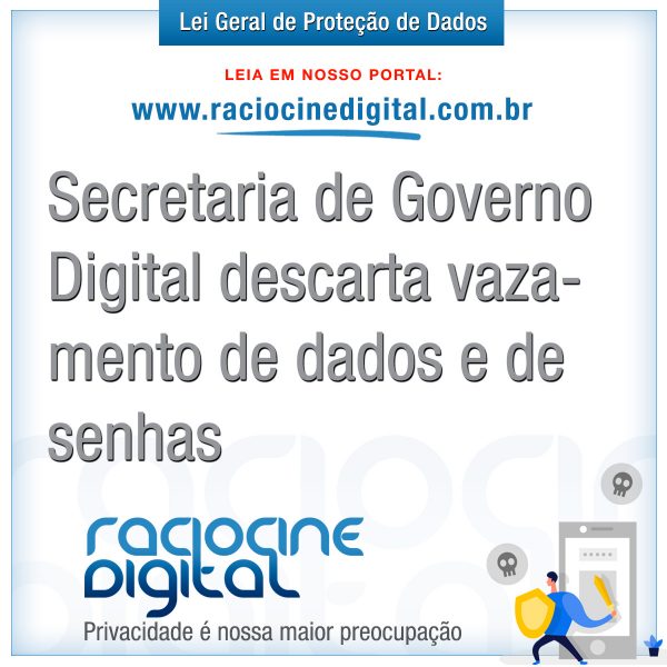 Secretaria descarta vazamento de dados